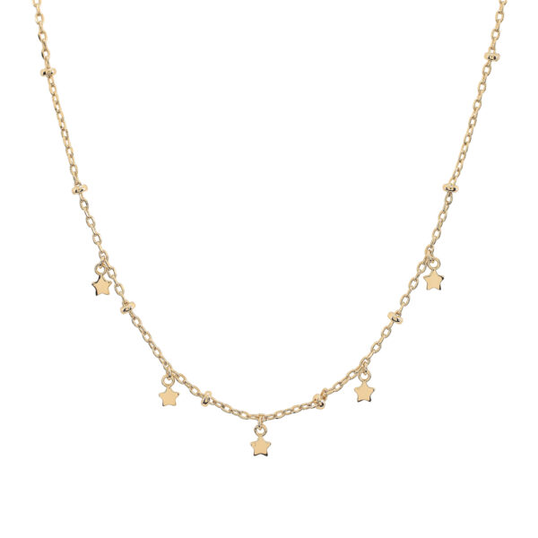 Collar con multi estrellas y bolitas