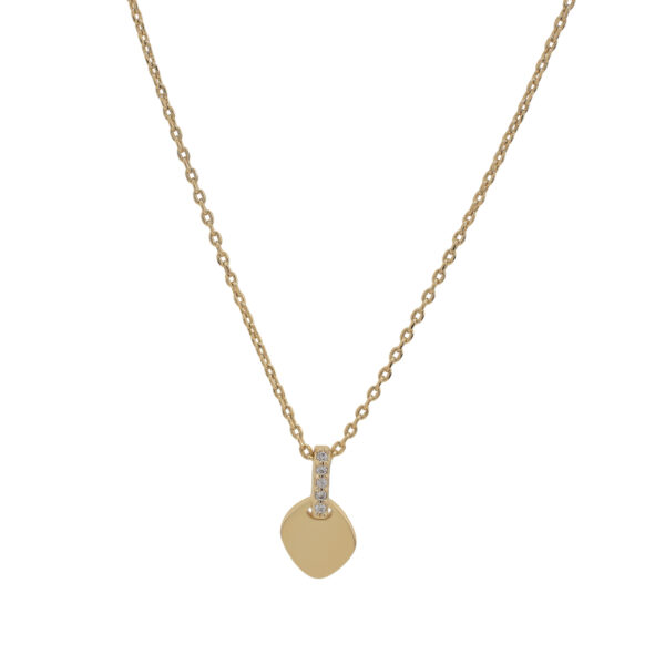 Collar con circonitas y colgante