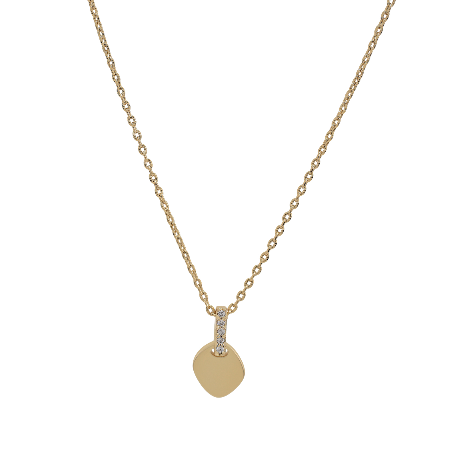 Collar con circonitas y colgante