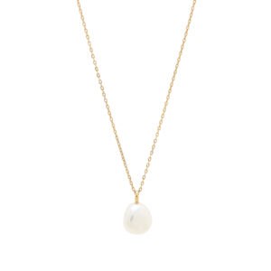 Necklace with Mother-of-pearl Pendant 8x9mm