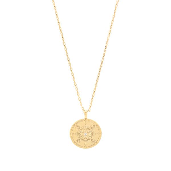 Collar medalla Sol