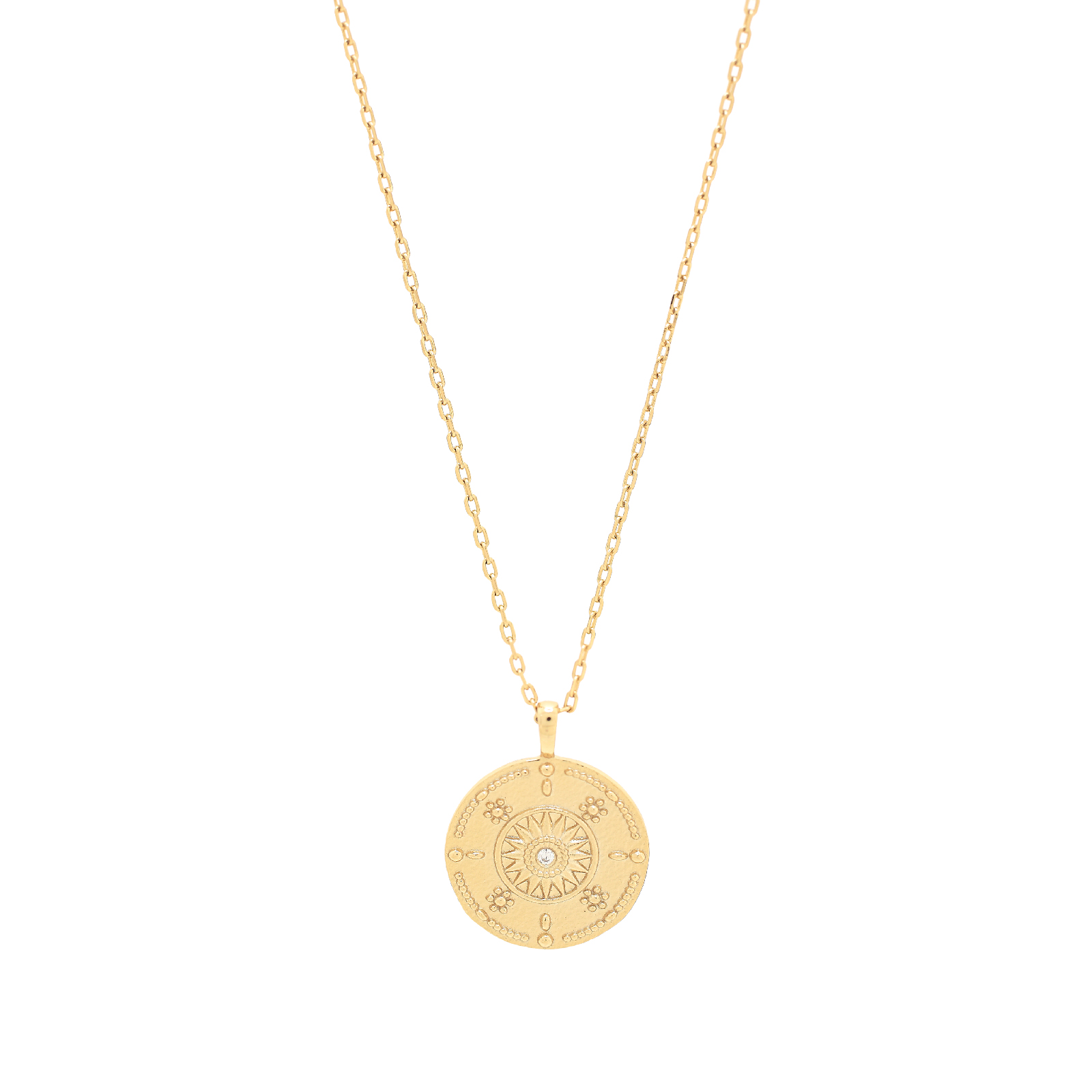Collar medalla Sol
