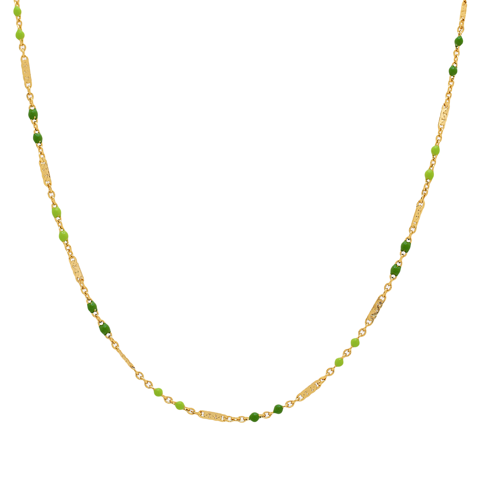 Collar con piezas de esmalte
