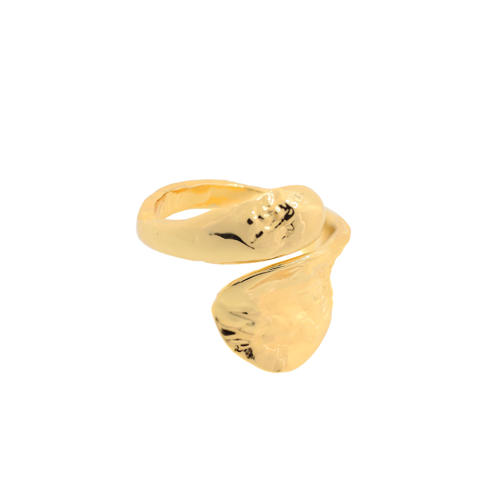 Anillo universal rústico satinado.