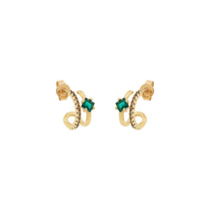 2-way earring  with zircons