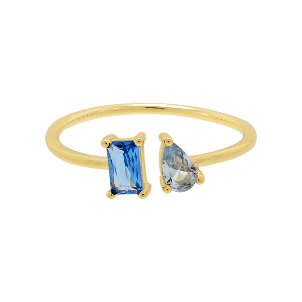 Anillo baguette