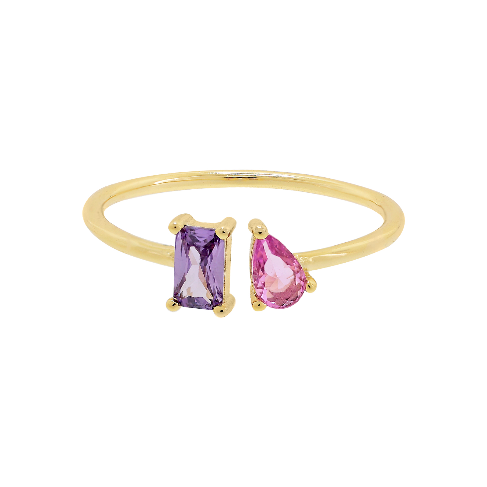 Anillo baguette