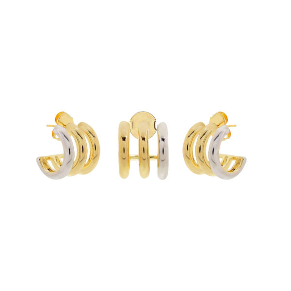 Combined 3-Way Earring