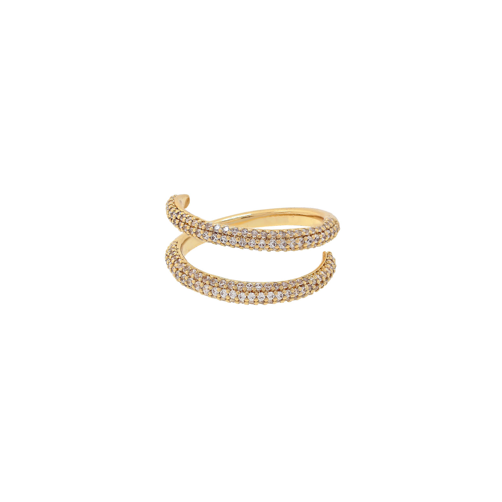Anillo infinito con 168 circonitas