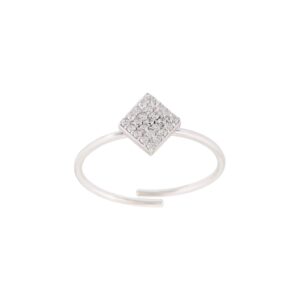 UNIVERSAL RING FIRST LAW SILVER RHODIUM