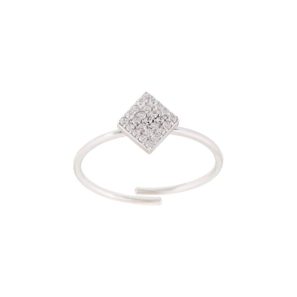 ANILLO UNIVERSAL PLATA DE PRIMERA LEY RODIADO